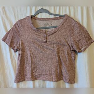 Jockey Women's Pink Sleepwear Crop Top